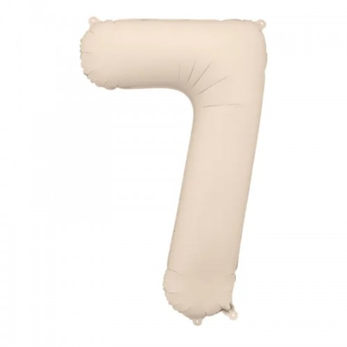 Balão Número 7 Bege